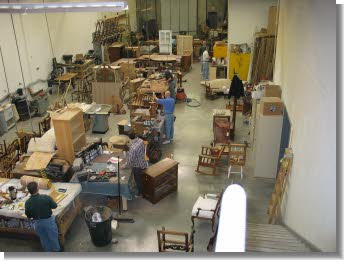 There is an awful lot of particle board used in furniture now days, and a piece of furniture with particle board in it will never become an antique, so we need to preserve all the wood furniture we can for the sake of antiques in the future. 